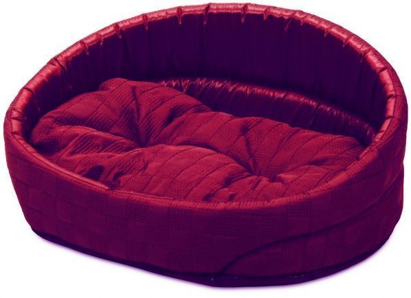 Лежак Природа ЛЮКС 4 57х79х24 см, бордо