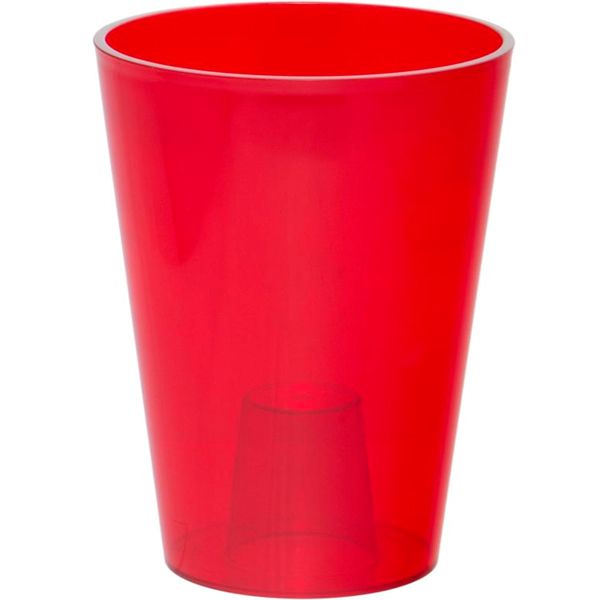 Кашпо пластикове Lamela Лілія круглий 2,8л червоний (379) 