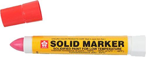 Маркер Sakura індустріальний для низьких температур SOLID MARKER EXTREME 13 мм XSC-T#19 червоний 