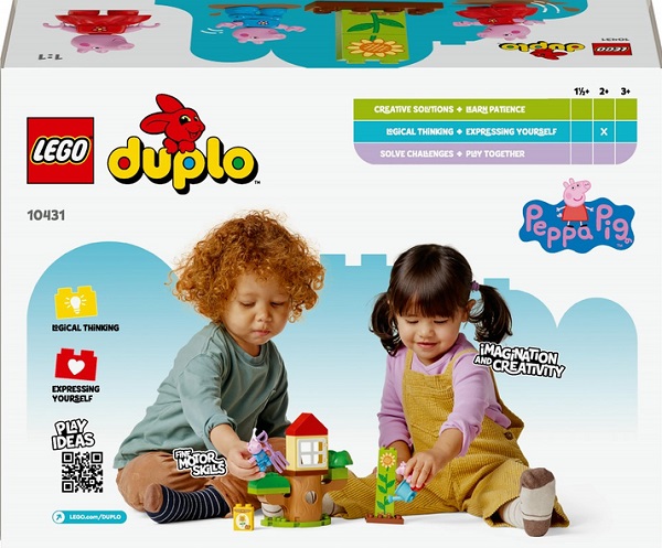 Конструктор LEGO DUPLO Сад і будиночок на дереві Пеппи 10431