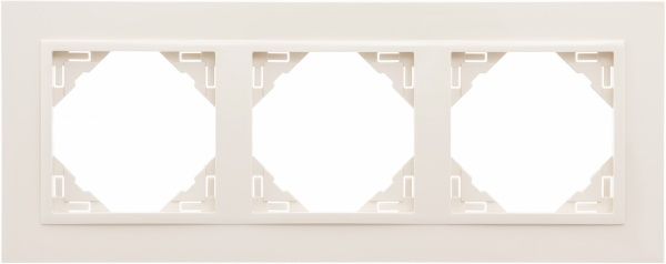 Рамка трехместная Efapel ANIMATO Logus универсальная кремовый 90930 TMM