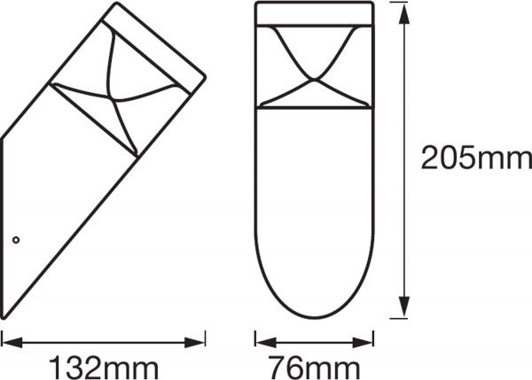 Світильник вуличний настінний Ledvance серії Endura Style 4 Вт IP44 нержавіюча сталь MINI CYL TORCH 4W 