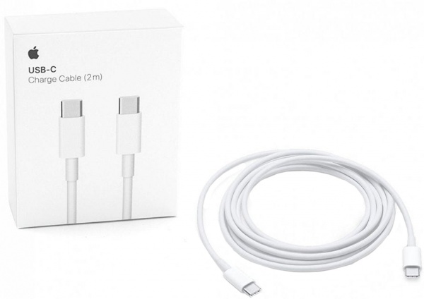 Кабель Apple USB Type-C – USB Type-C 2 м білий (MLL82ZM/A) USB-C charge cable (2m) 