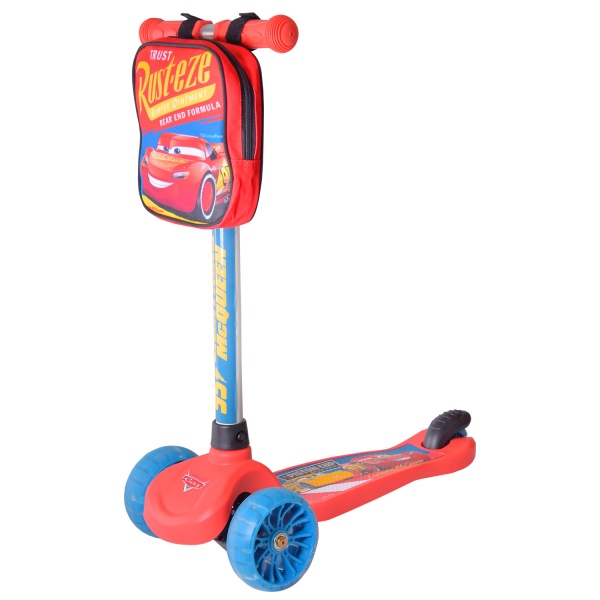 Самокат Disney Cars червоний LS2214 