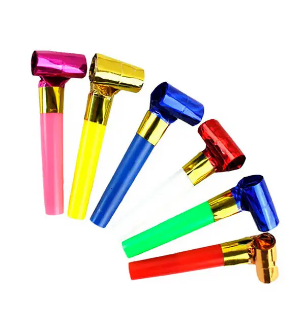 Дудка праздничная Шартіко Язычок-гудок 5 шт. в ассортименте