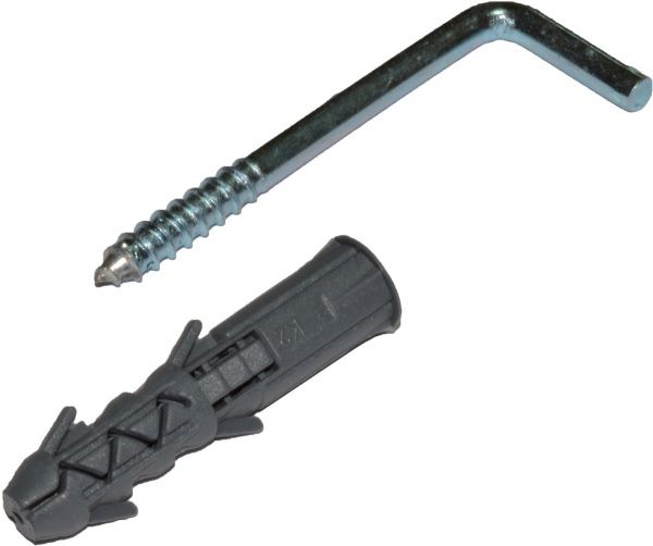 Дюбель розпірний із L-гаком 10x50 мм 25 шт. Expert Fix