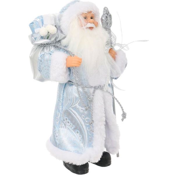 Фигура Дед Мороз ST12-72187 30 см голубой