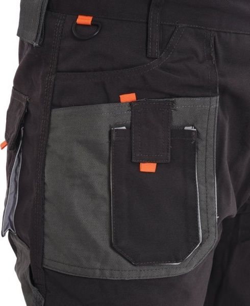 Брюки рабочие YATO р. M рост универсальный YT-80183 черный с серым