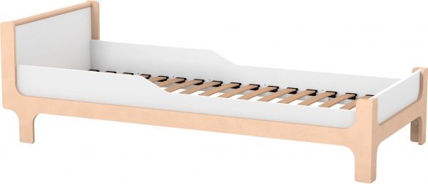 Ліжко Veres підліткове Ніцца 190х80 біло-буковий 27.1.1.36.15