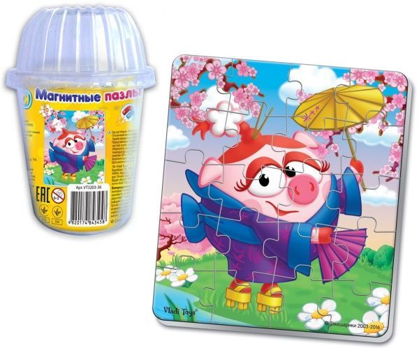 Пазл магнитный Vladi Toys Нюша VT3203-36
