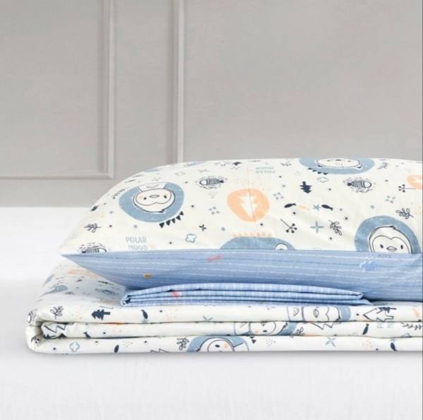 Комплект постельного белья Tono 1,5 с принтом La Nuit 