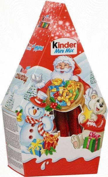 Подарунок новорічний Kinder Mini Mix «Святковий» 85,5 г (2222003586017) 