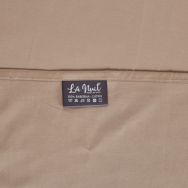 Комплект постільної білизни Solido 2 бежевий La Nuit 
