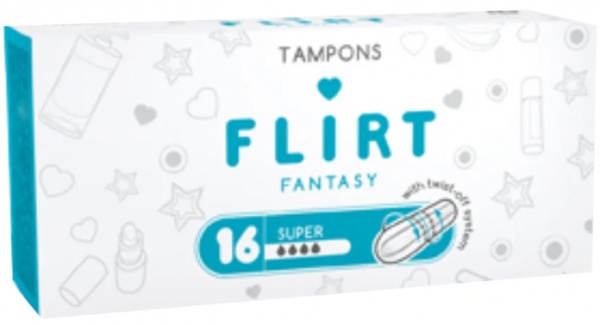 Тампоны fantasy FLIRT super 16 шт.