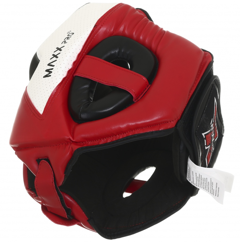 Шолом боксерський MaxxPro р. XL AHG-626 Red vynil XL червоний