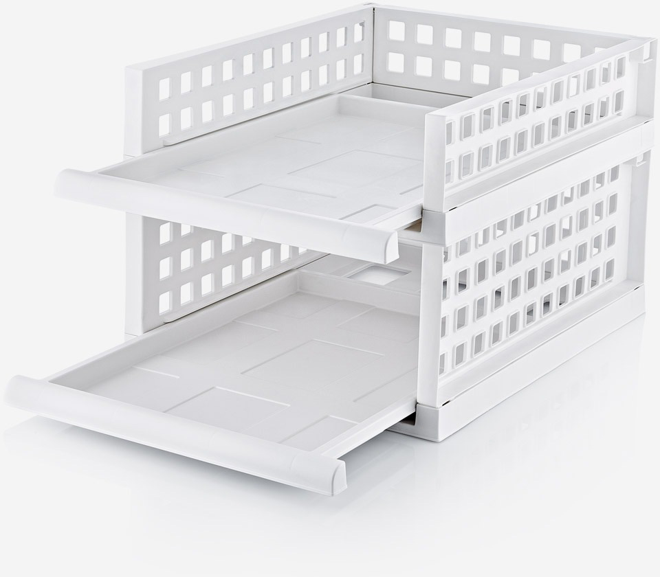 Ящик-органайзер TURAN PLASTIK TRN-201 білий білий 185x340x450 мм