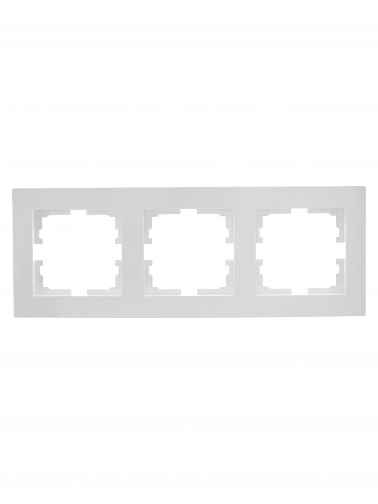 Рамка тримісна Lezard Vesna горизонтальна сірий 742-3500-148