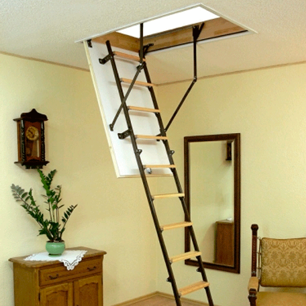 Лестница чердачная Oman Mini Termo H265 80x70 см