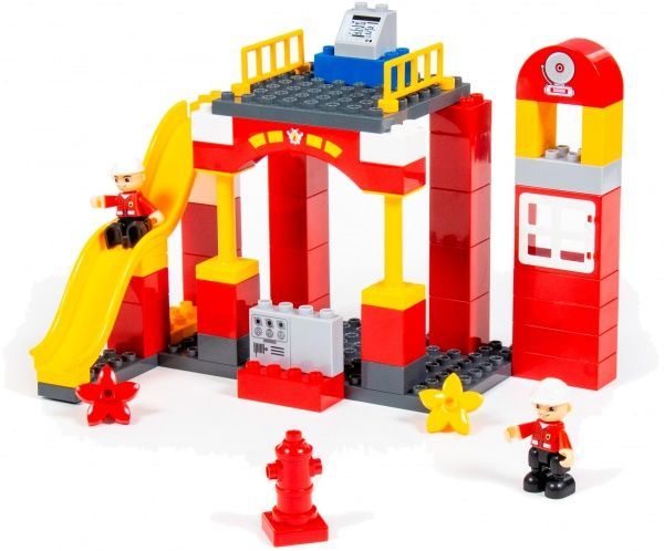 Конструктор строительный Полесье Пожарная станция 77509