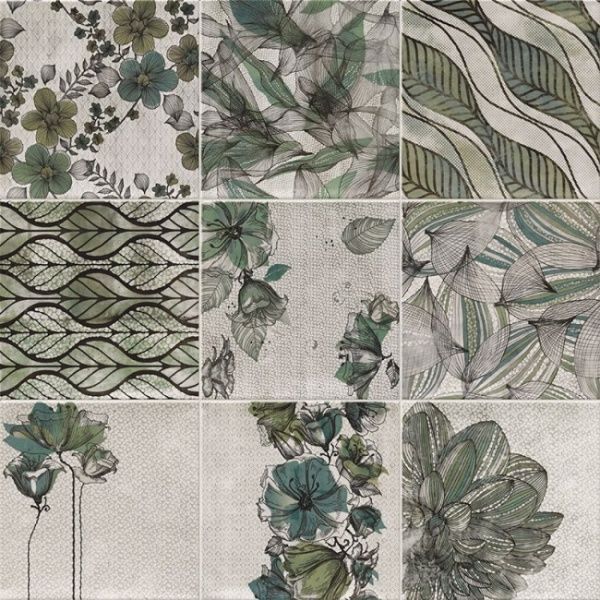 Плитка Mainzu Верона Зен Верде Декор 20x20 