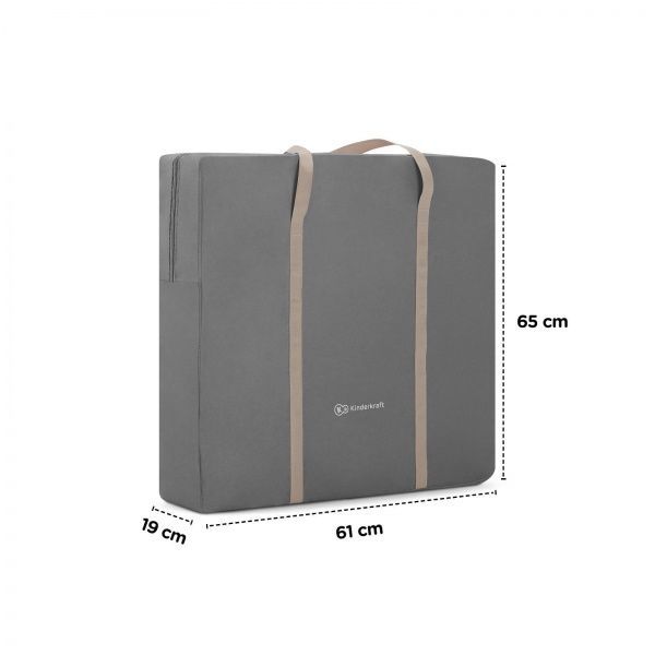 Манеж-ліжко Kinderkraft 3 в 1 Lovi сіре KKLLOVIGRY0000