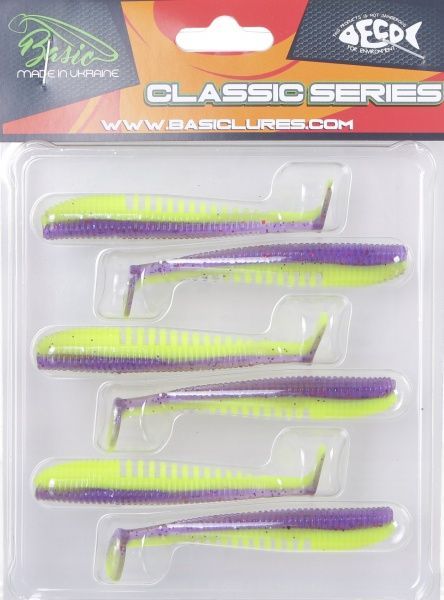 Приманка рыболовная Basic Lures Sovereign 3,0 75 мм 6 шт. 973 силиконовая