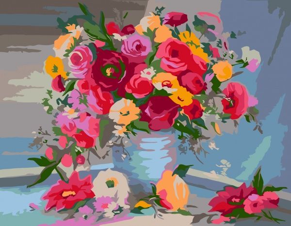 Картина по номерам Оттенки лета 35х45 см Rosa Start 