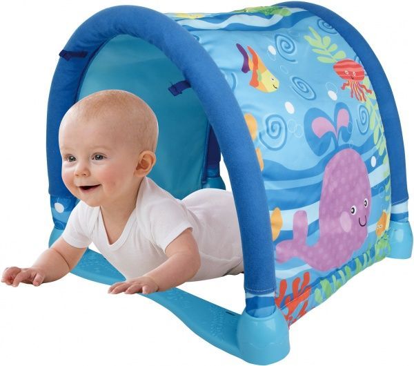 Розвиваючий килимок Shantou 2в1 з дугами синій 103х60х43 см I1374844
