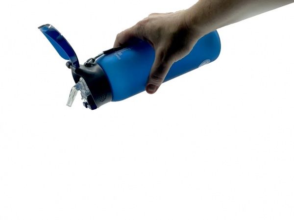 Пляшка для води 600 мл Casno синій KXN-1196_Blue