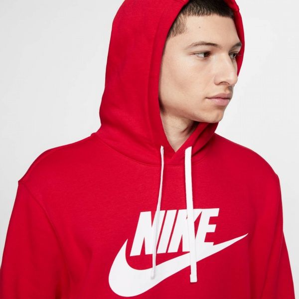 Джемпер Nike M NSW CLUB HOODIE PO BB GX BV2973-657 р. S червоний