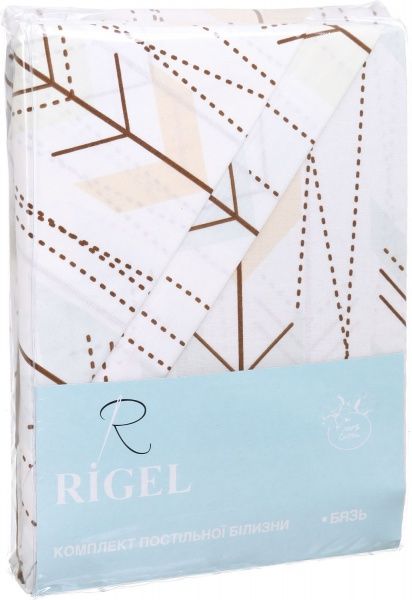 Комплект постільної білизни Ніжні мотиви 1,5 різнокольоровий Rigel 