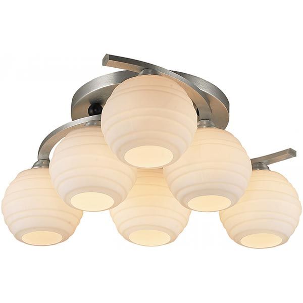 Люстра Altalusse INL-9296C-06 алюминий/белый