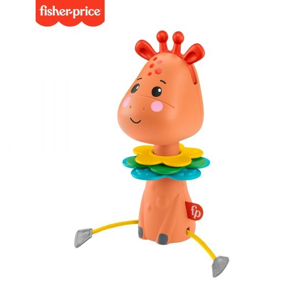 Іграшка-брязкальце Fisher Price Кумедна жирафа GWL65