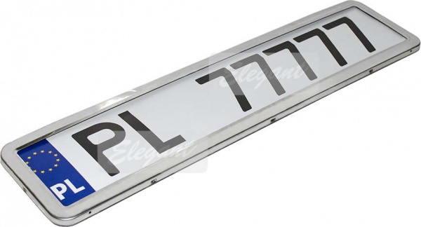 Рамка під номерний знак срібляста Elegant 104099_EL 100 599 