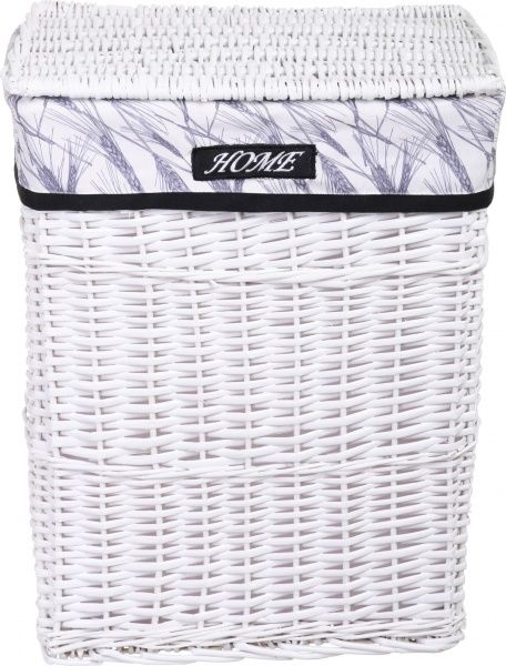 Кошик плетений Tony Bridge Basket з текстилем 44х34х56 см HQN20-2AB-1 