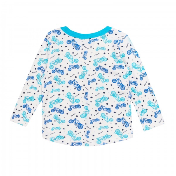 Кофта для мальчика ЛяЛя 3БК003-1 р.80 голубой 2-033 