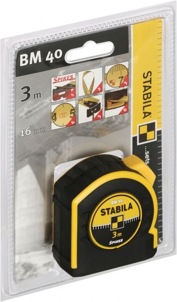 Рулетка Stabila Type BM40 17736 3м x16мм