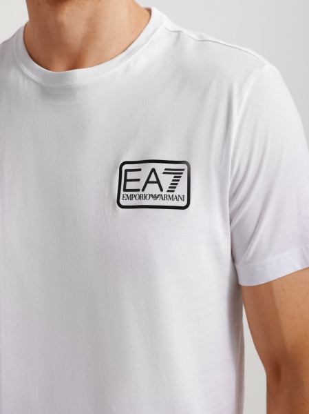 Футболка EA7 T-SHIRT 3LPT05-PJM9Z-1100 р.L білий