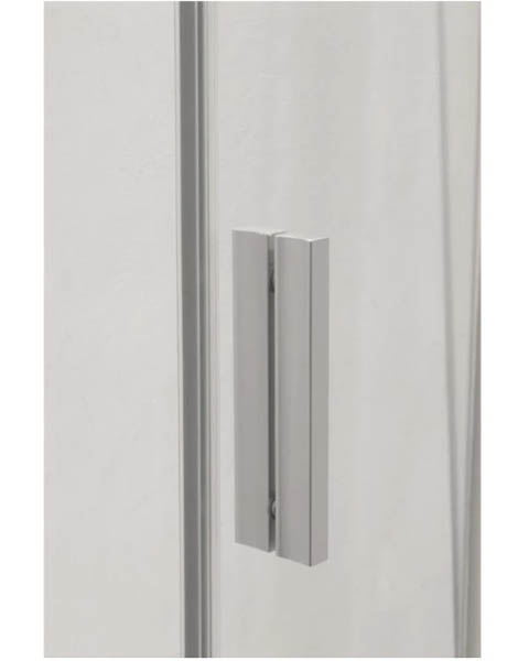 Душевое ограждение EGO полукруглое раздвижное LEX CHROME 90х90х200 см