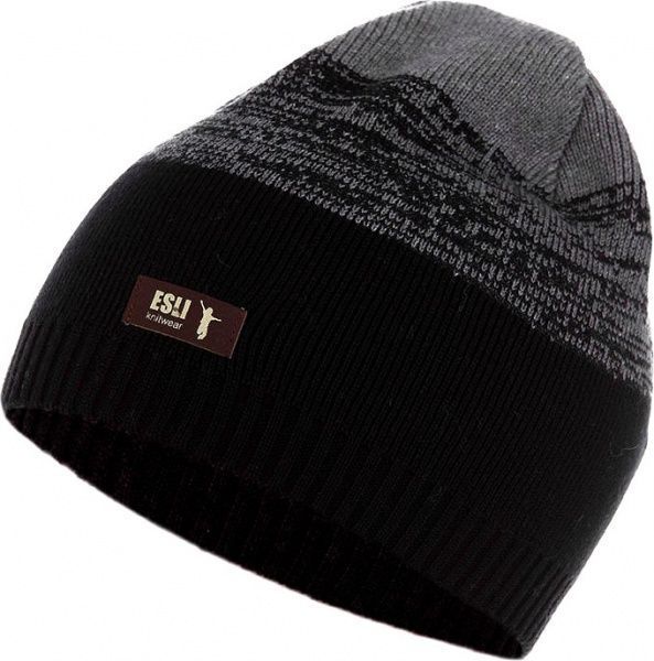 Шапка ESLI р.54 черный с серым 16С-90СП 