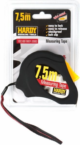 Рулетка Hardy 0700-442507 7,5м x25мм