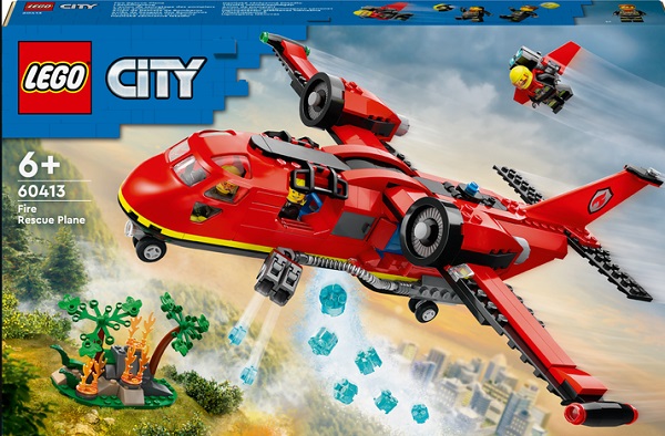 Конструктор LEGO City Пожежний рятувальний літак 60413