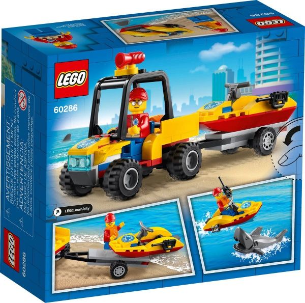 Конструктор LEGO City Пляжный спасательный вездеход 60286