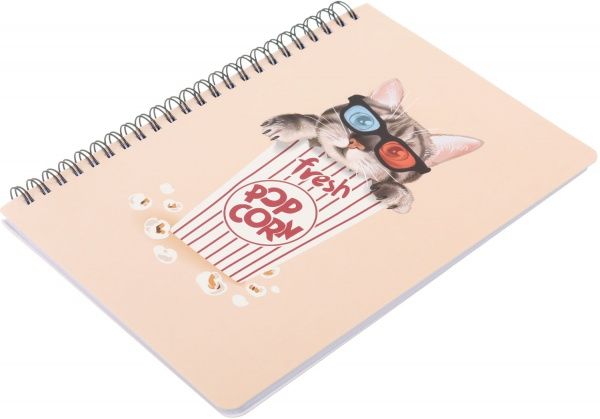 Блокнот Сучасні коти у кіно 21x15 см