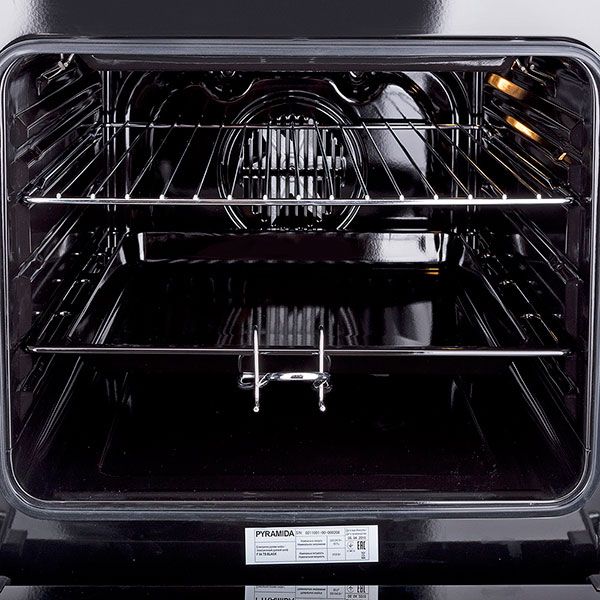 Духовой шкаф электрический Pyramida F 84 TS BL/R black