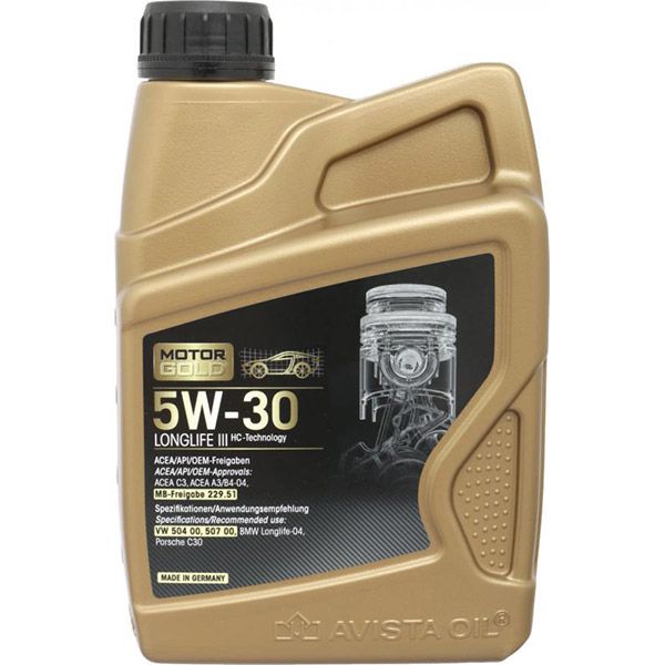 Моторное масло Motor Gold Long Life III SAE 5W-30 1 л
