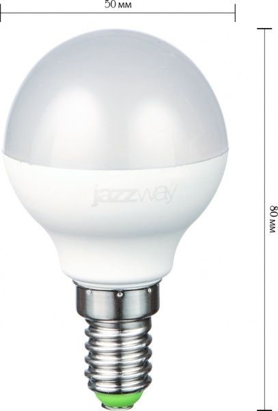 Лампа светодиодная Jazzway PLED-SP 9 Вт G45 матовая E14 220-240 В 5000 К 2859600 
