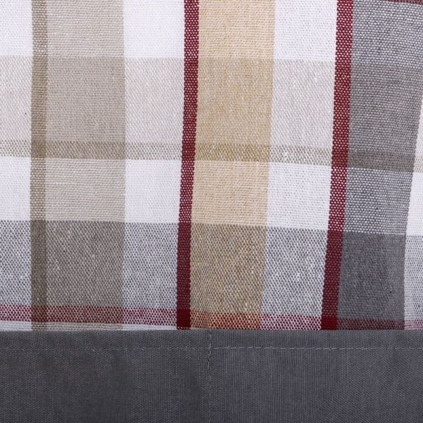 Фартук Scotland Brown коричневая клетка с серым La Nuit