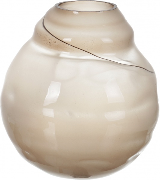 Ваза Antonio Tammaro Crash 33 см Серо-коричневая 