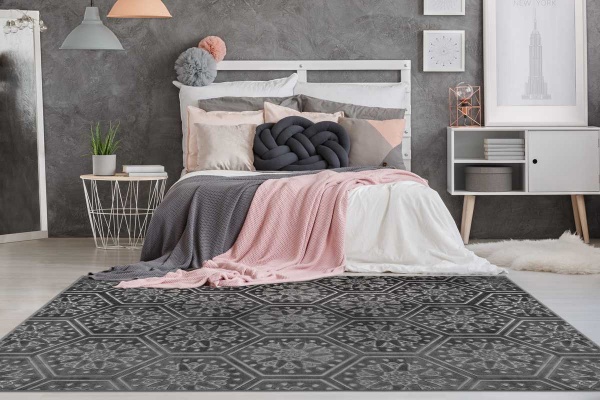 Килим Kayoom Monroe 200 sun Antracite 80х150 